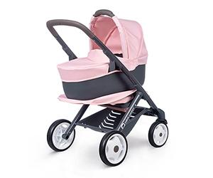 Smoby Combi Sill Capazo Bebe Confort Rosa, Color (253116)