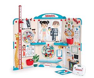 Smoby - Consulta Pediátrica Plegable para Jugar a Médicos, para Niños a Partir de 3 Años - 135 x 41 x 111 cm (7600340206)