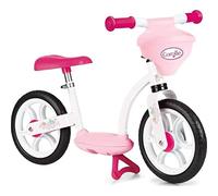 Smoby - Corolle - Bicicleta de Equilibrio Comfort - Bicicleta Infantil Ligera con Pata de Cabra - Sillín Ajustable - Ruedas Antideslizantes y silenciosas - Portabebés Integrado - A Partir de 2 años