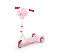 Smoby - Corolle - Patinete de 3 Ruedas - Patinete Infantil - Ruedas silenciosas - Portamuñecas Integrado - Manillar Ajustable hasta 67 cm - A Partir de 3 años