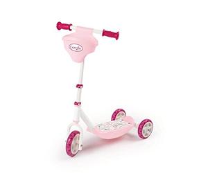 Smoby - Corolle - Patinete de 3 Ruedas - Patinete Infantil - Ruedas silenciosas - Portamuñecas Integrado - Manillar Ajustable hasta 67 cm - A Partir de 3 años