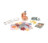 Smoby Créa - Conjunto de joyas con flores - Manualidades - Creación de joyas - Numerosos accesorios - A partir de 3 años - Fabricado en Francia