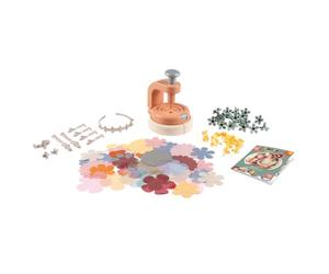Smoby Créa - Conjunto de joyas con flores - Manualidades - Creación de joyas - Numerosos accesorios - A partir de 3 años - Fabricado en Francia