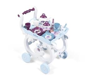 Smoby- Frozen 2 Carrito de té- con Bandeja extraíble, Multicolor, 17 Accesorios (7600310517)