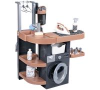 Smoby - Rowenta - Lavadora y secadora - Lavadora, fregadero, tendedero, tabla de planchar - Numerosos accesorios - A partir de 3 años - Fabricado en Francia