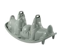 Smoby Life Balancín Perro Verde Juego Infantil Exterior e Interior Tres Asientos Ergonómicos con Asas de Agarre Tratamiento Anti UV Plástico Reciclado Niños +18 Meses (7600830211)