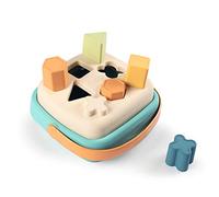 Smoby Life-Cesta Encajables, 8 Piezas para Encajar, Fabricada en Bioplástico Sostenible Procedente de la Caña de Azúcar, Reciclable, Embalaje 100% Reciclado, para Niños a Partir de 1 Año (181203)