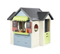 Smoby Life Chef House - Casa Restaurante de Juguete y Cocina para Niños, 48 Accesorios, Caja Registradora, Cocina, Juguete Educativo, protección Anti-UV, Material Reciclado, +2 Años (7600810407)