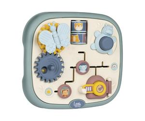 Smoby Little Tablero de Actividades 5 en 1, Compacto y Portátil, Fomenta la Motricidad y el Desarrollo Sensorial, para Bebés a Partir de 12 Meses (7600140317)