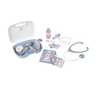 Smoby- Maletín Pediatra Baby Care- para el Cuidado de la Salud de Tus Muñecos, 19 Accesorios, Estetoscopio, Jeringuilla, Termómetro, Libreta, A Partir 3 años (7600240306), Exclusivo en Amazon