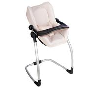 Smoby - Maxi-Cosi - Silla y Trona Beige - Para Bebés de Hasta 42 Cm - Juguete de Imitación - Tablet, Mecedora, Silla de Coche - A partir de 3 Años - Fabricado en España