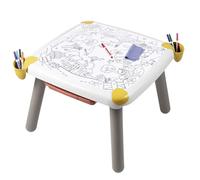 Smoby Mesa Creativa con Accesorios. Juego Educativo artístico de Dibujo borrable. A Partir de 3 años (7600420400)