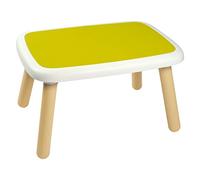 Smoby- Mesa Infantil Kid de Plástico, Tablero Verde y Patas Beige, para Interior y Exterior