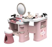 Smoby - Mi Centro de Belleza - Instituto de Belleza 3 en 1 - Peluquería, Salón de Manicura y Maquillaje - 26 Accesorios - Material Reciclado - A Partir de 3 años - Fabricado en Francia