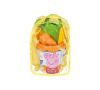 Smoby- Mochila de Playa con Cubo de Peppa Pig, Cubo Playero con Licencia de Peppa Pig y accesorios, A partir de 12 meses (7000040238)