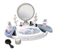 Smoby My Beauty Studio con Espejo - Estudio de Maquillaje para niños a Partir de 3 años con 15 Accesorios para el Pelo, Las uñas y el Maquillaje, cosméticos Falsos. ( 7600320252 )