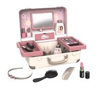 Smoby - My Beauty Vanity - Set de peluquería, manicura y Maquillaje - Fácil de Transportar - Estantes retráctiles - 13 Accesorios - A Partir de 3 años - Fabricado en Francia