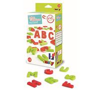 Smoby- Pack 48 Letras Mayúsculas Magnéticas, Rojas y Verdes, Adecuado a Partir de 3 Años (7600430104)