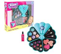 Smoby - Paleta de maquillaje Glam - Paleta de maquillaje infantil giratoria - 6 sombras de ojos, 8 brillos labiales, 3 coloretes, esmalte de uñas y espejo - Para mayores de 6 años