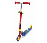 Smoby - Patinete de 2 Ruedas Super Mario, máximo 50kg, Regulable en Altura, Adecuado a Partir de 5 años (7600750373), Multicolor