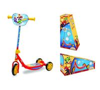 Smoby - Patinete de 3 Ruedas Iron Man - Ajustable - hasta 67 cm - Reposapiés Antideslizantes - A Partir de 3 años - Peso máximo 20 kg