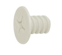 Smoby Pieza de repuesto I1702002, 8 unidades, color beige con rosca exterior para casa de juegos Smoby, cocina, tipi, centro de juegos