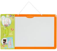 Smoby - Pizarra de Pared de 2 Caras, Una Cara Magnética y Otra para Escribir con Tiza, Incluye Rotulador Borrable, 47 cm, Adecuado a Partir de 3 Años