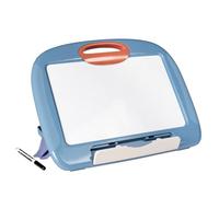 Smoby - Pizarra de viaje - Pizarra borrable para niños - Juego educativo - Modular y transportable - Rotulador y tela - (7600410713)