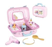 Smoby - Princesas Disney - Maletín de Belleza - Peluquería, manicura y Maquillaje - 10 Accesorios incluidos + Espejo - para Mayores de 3 años