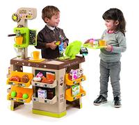 Smoby - Roleplay Coffee House, 7600350232, 3 Años, 57 Accesorios, Cafetera, Caja registradora, H. 89 cm