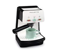 Smoby Rowenta Espresso 310597 - Cafetera para niños, Juguete de imitación, Funciones de Sonido y luz, Color Negro