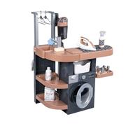Smoby - Rowenta - Lavadora y secadora - Lavadora, fregadero, tendedero, tabla de planchar - Numerosos accesorios - A partir de 3 años - Fabricado en Francia