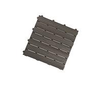 SMOBY- Set 6 losetas suelo para casitas 45X45cm, color gris oscuro (810907)