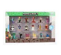 Jada Toys Minecraft Set nanofiguras metálicas 4 cm, 18 Personajes icónicos del Videojuego, Figuras Die-Cast Oficiales coleccionables, colección Premium para Fans y Gamers Desde 3 años (9336782314R00)