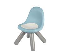 Smoby- Silla Infantil Azul- Línea de Muebles Kid Smoby, Plástico Soplado Resistente a los Rayos UV, Interiores y Exteriores, Patas Robustas, Asiento Cómodo, A partir de 18 meses (7600880116)