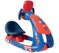 Smoby - Spidey - V8 Driver - Simulador de conducción - Piloto de Carreras - Volante electrónico - Funciones de aceleración y Marcha atrás - Sonidos y Luces - A Partir de 3 años - Fabricado en Francia