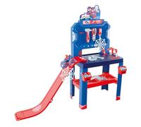Smoby - Spidey - Centro Bricolo - Hazlo tú mismo - Numerosas funciones de juego - Coche para montar - 90 accesorios - A partir de 3 años - Fabricado en Francia