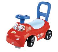 Smoby - Spidey - Coche correpasillos - 2 en 1 - Evolutivo - Andador - Volante - Caja de Juguetes - A Partir de 10 Meses - Fabricado en Francia