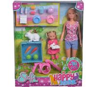 Smoby Steffi Amor Happy Animal con Accesorios