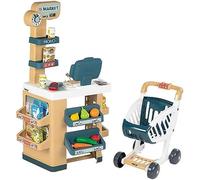 Smoby- supermercado infantil city market- con zona de compra, carrito,