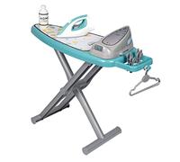 Smoby - Tabla de Planchar con estación de Vapor - con Plancha, Pinzas para la Ropa, Sonidos de Sonido, Plegable, para niños y niñas a Partir de 3 años, 330121