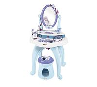 Smoby - Tocador Frozen- de Juguete con Taburete, Incluye Espejo y Accesorios para Peinar, Adecuado a Partir de 3 años (7600320244)