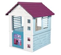 Smoby Toys Casita Infantil Frozen, con Puerta y Ventanas con Lamas, para Niños a Partir de 2 Años, Medidas (L x F x Al): 110 x 98 x127cm (810719)