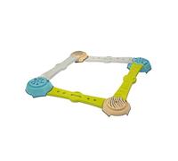 Smoby Toys- Circuito Equilibrio Aventura con 4 tramos y 4 Bases., se Puede ensamblar al Gusto, peldaños Antideslizantes, a Partir de 2 años.