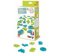 Smoby Toys- Pack 48 Números Magnéticos, Azules y Verdes, Incluye Signos Aritméticos, Adecuado a Partir de 3 Años