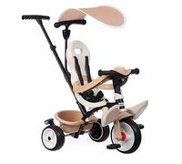 Smoby Triciclo Baby Balade Beige Progresivo 3 en 1 - Freno, Asiento Ergonómico, Parasol Anti-UV, Ruedas EVA, para niños a Partir de 3 Meses (7600741403)