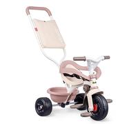 Smoby, Triciclo Evolutivo Be Fun Confort Rosa, Sillín Regulable, Bloqueo de Dirección, Cinturón de Seguridad, Volquete Trasero, Barra Parental Regulable, Incluye Bolsa Guardaobjetos, 7600740417