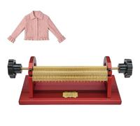 Smocking Pleater Machine - Diseño de 24 filas con agujas de coser y kit de herramientas, 47 posiciones para pliegues uniformes de tela y espaciado de puntadas de 0.2 pulgadas para costura de disfraces