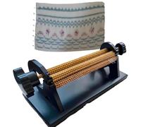 Smocking Pleater Machine, fila ajustable 24/32 con caja trasera y aguja especial para coser plisados, cercanía y profundidad personalizables, perfecta para proyectos de manualidades