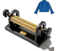 Smocking Pleater Máquina de coser con cercanía y profundidad ajustables, caja trasera plisada de tela y aguja especial para bodas, novias y disfraces de baile, 24 filas